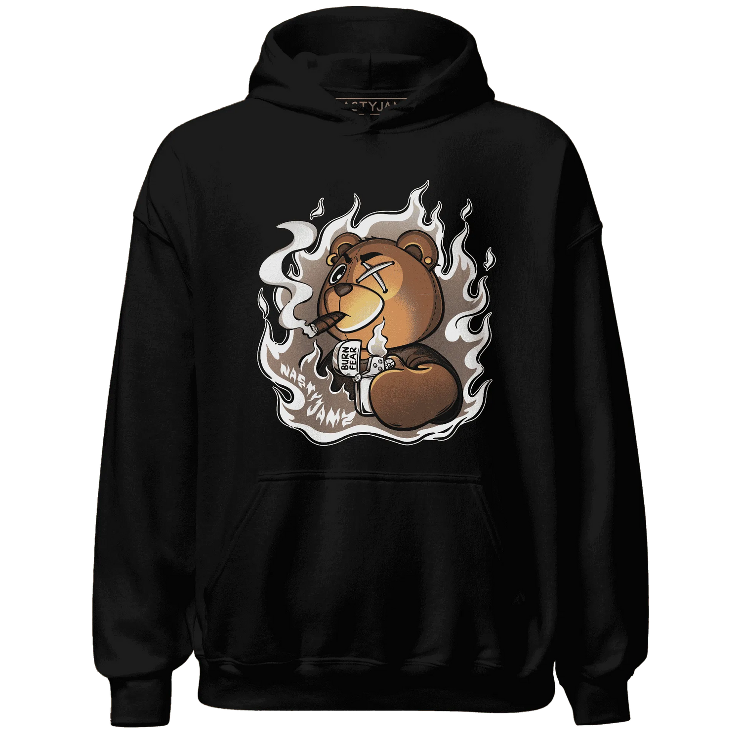 NastyJamz-Low-Mocha-1s-Hoodie-Match-BER-Burn-Fear