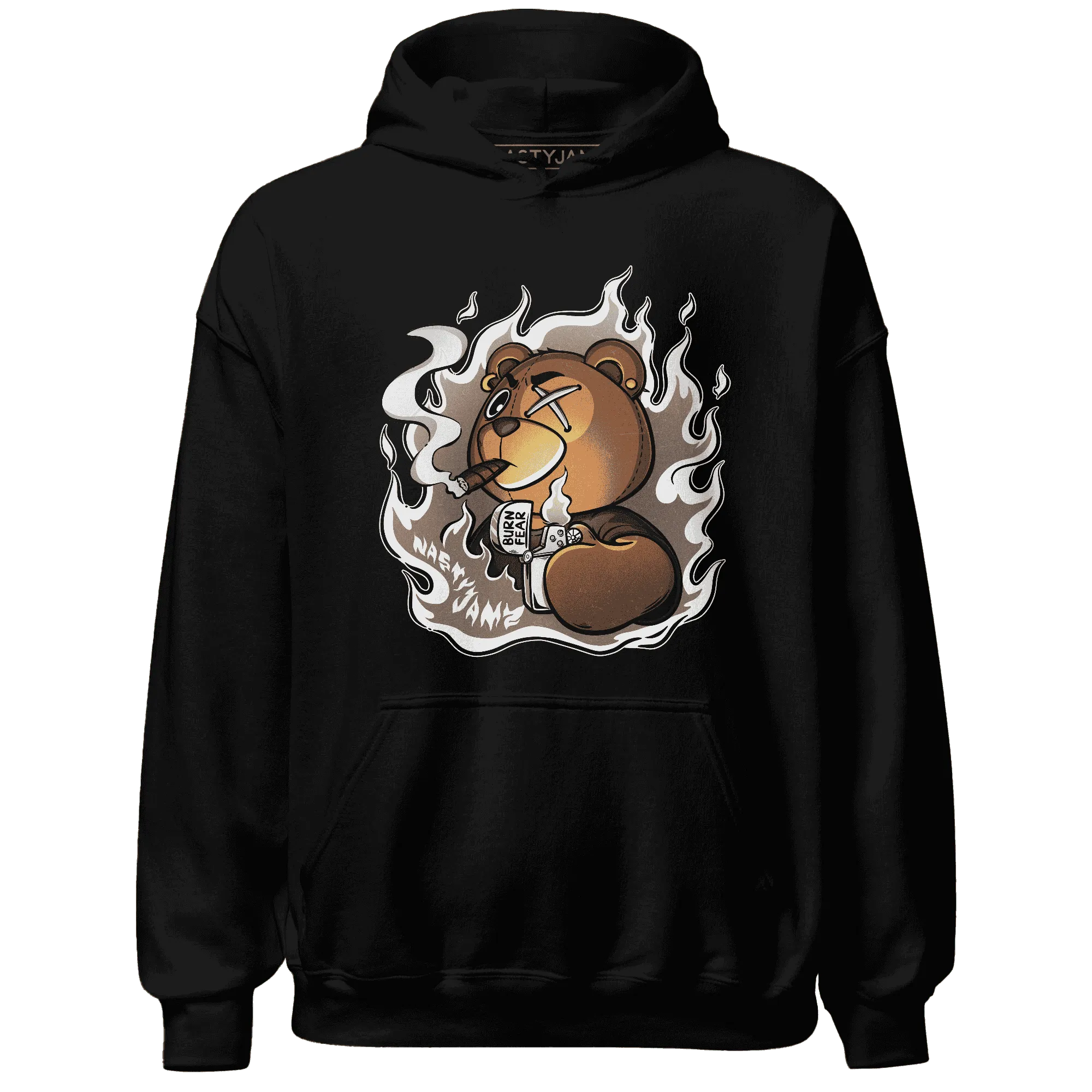 NastyJamz-Low-Mocha-1s-Hoodie-Match-BER-Burn-Fear