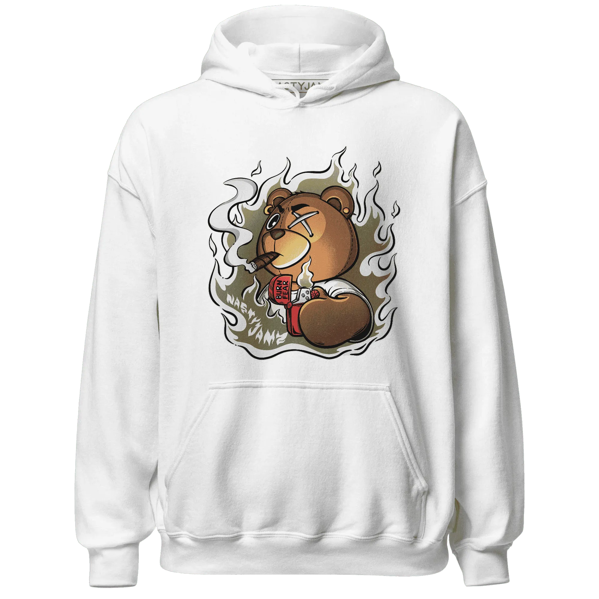 NastyJamz-Medium-Olive-1s-Hoodie-Match-BER-Burn-Fear
