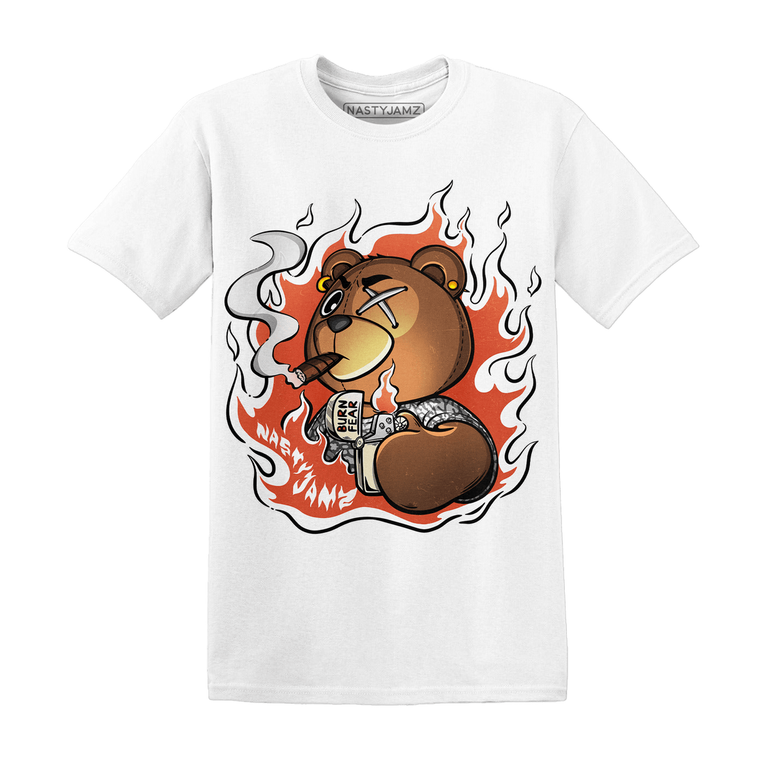 Georgia Peach 3s T Shirt Match BER Burn Fear - NastyJamz