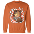 Georgia Peach 3s Sweatshirt Match BER Burn Fear - NastyJamz