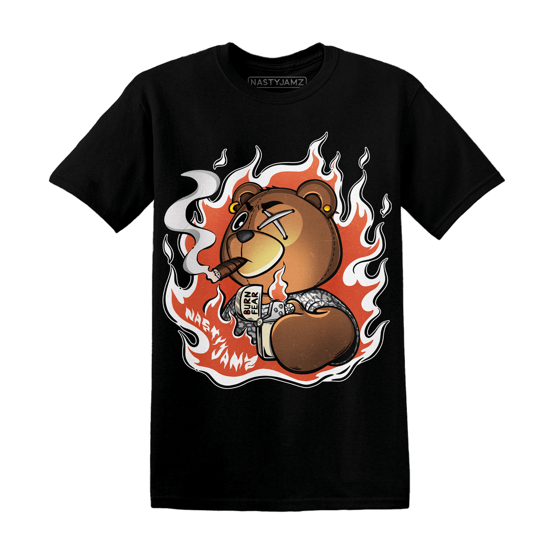 Georgia Peach 3s T Shirt Match BER Burn Fear - NastyJamz