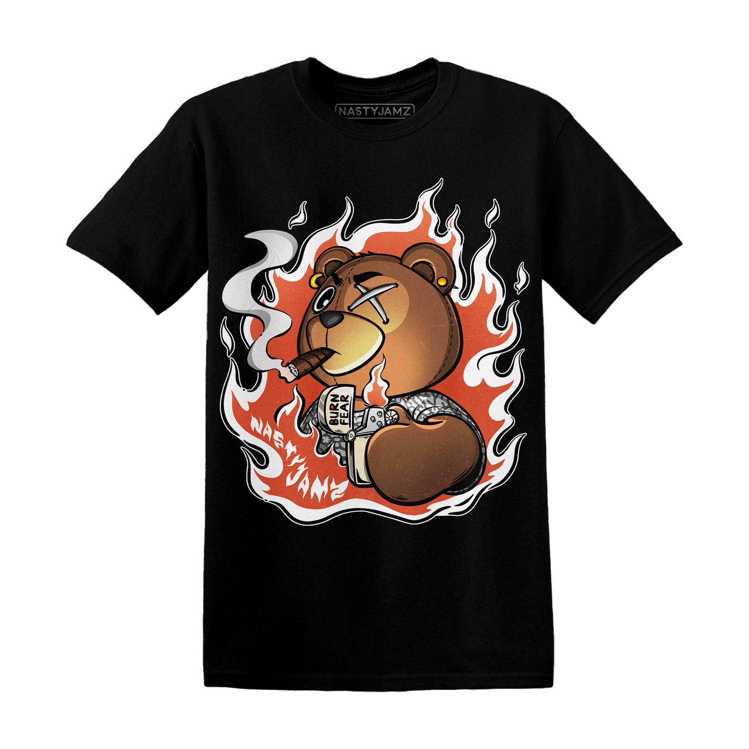 Georgia Peach 3s T Shirt Match BER Burn Fear - NastyJamz