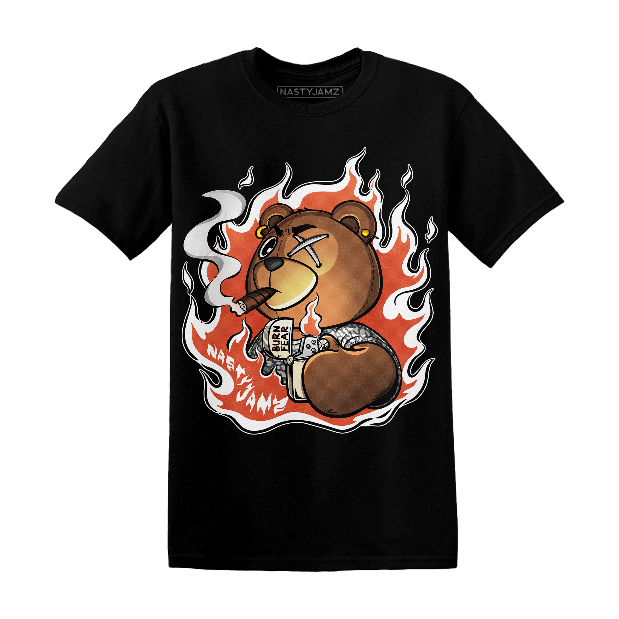 Georgia Peach 3s T Shirt Match BER Burn Fear - NastyJamz