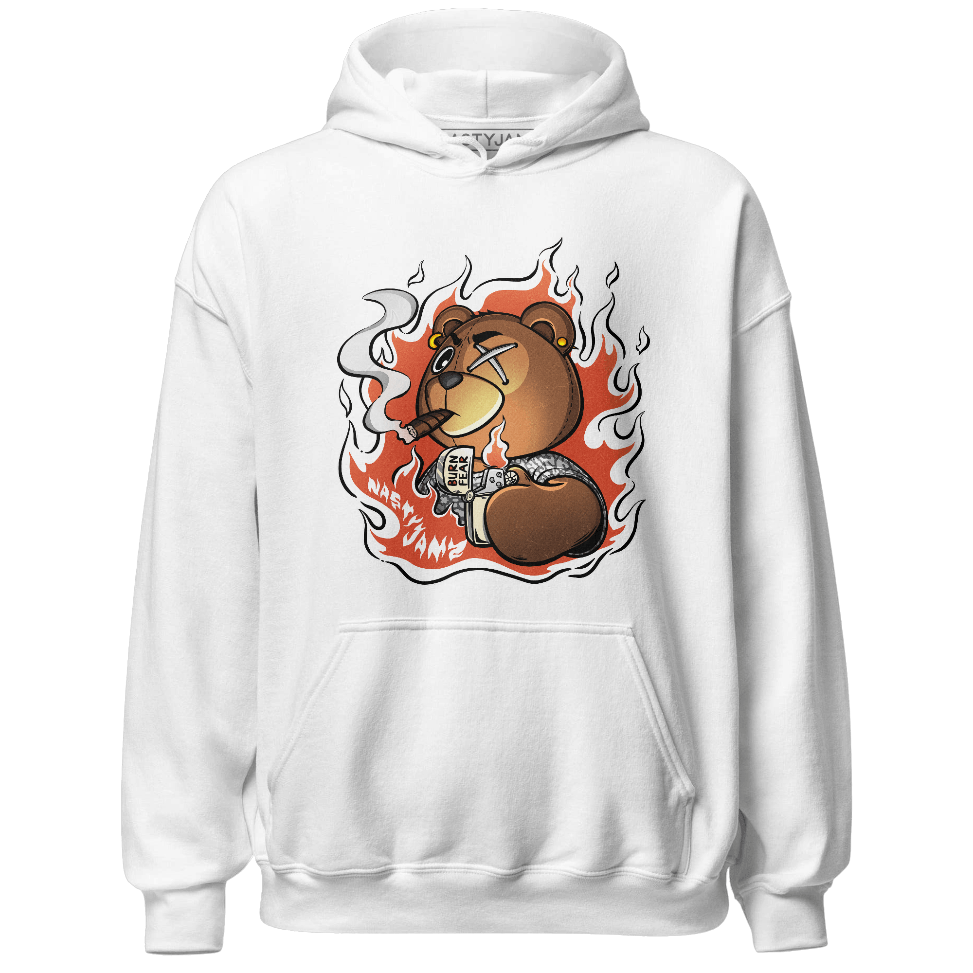 Georgia Peach 3s Hoodie Match BER Burn Fear - NastyJamz
