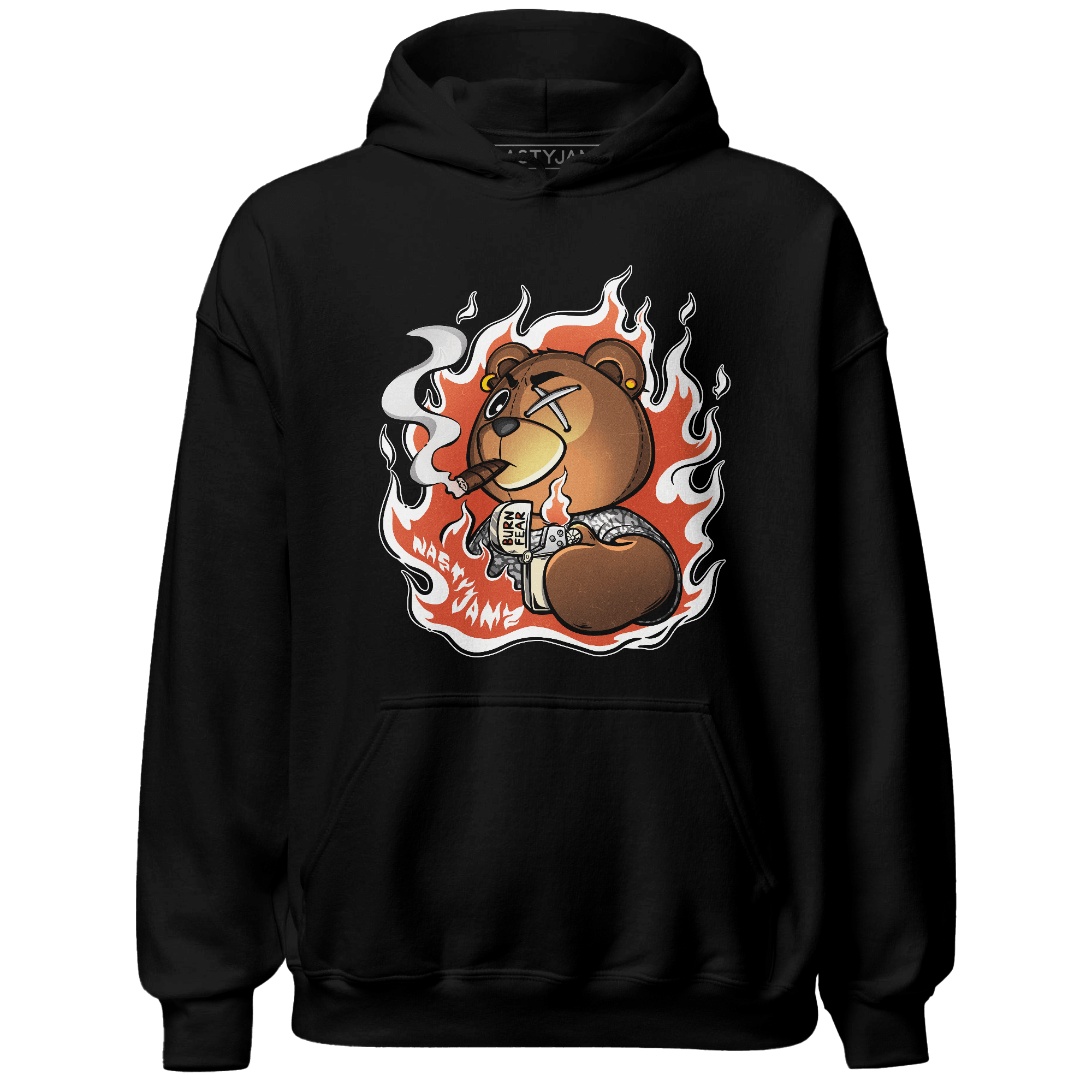 Georgia Peach 3s Hoodie Match BER Burn Fear - NastyJamz