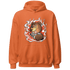 Georgia Peach 3s Hoodie Match BER Burn Fear - NastyJamz