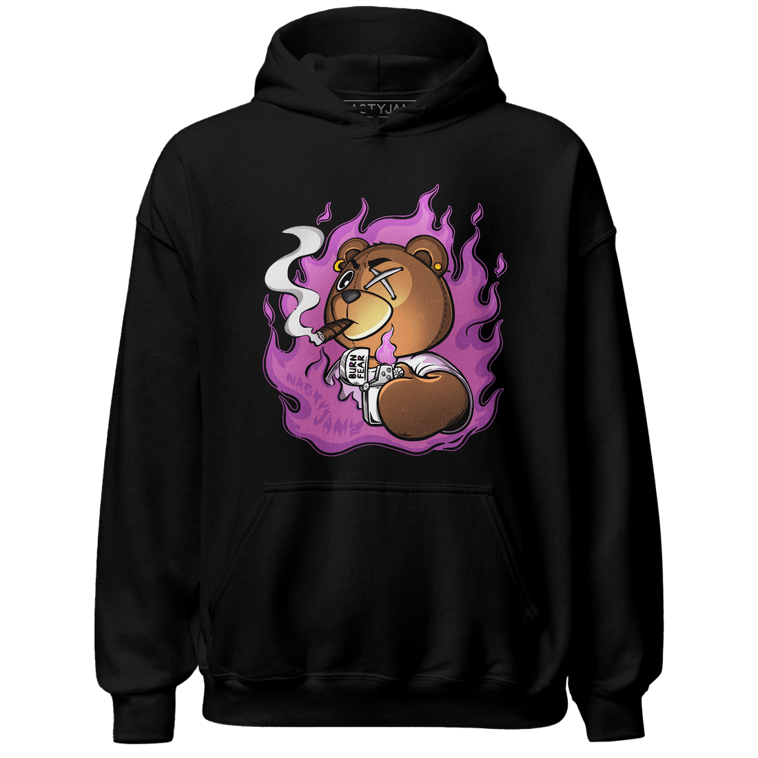 GS Hyper Violet 4s Hoodie Match BER Burn Fear - NastyJamz