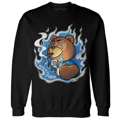 Industrial Blue 4s Sweatshirt Match BER Burn Fear - NastyJamz