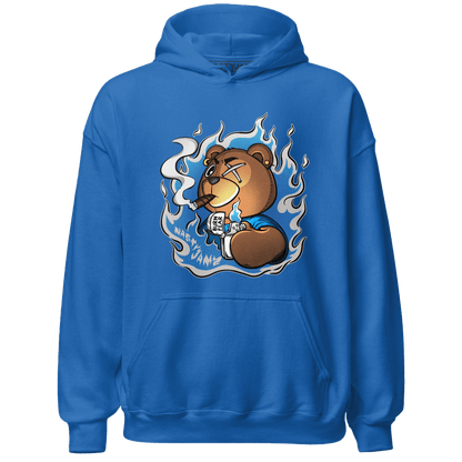 Industrial Blue 4s Hoodie Match BER Burn Fear - NastyJamz