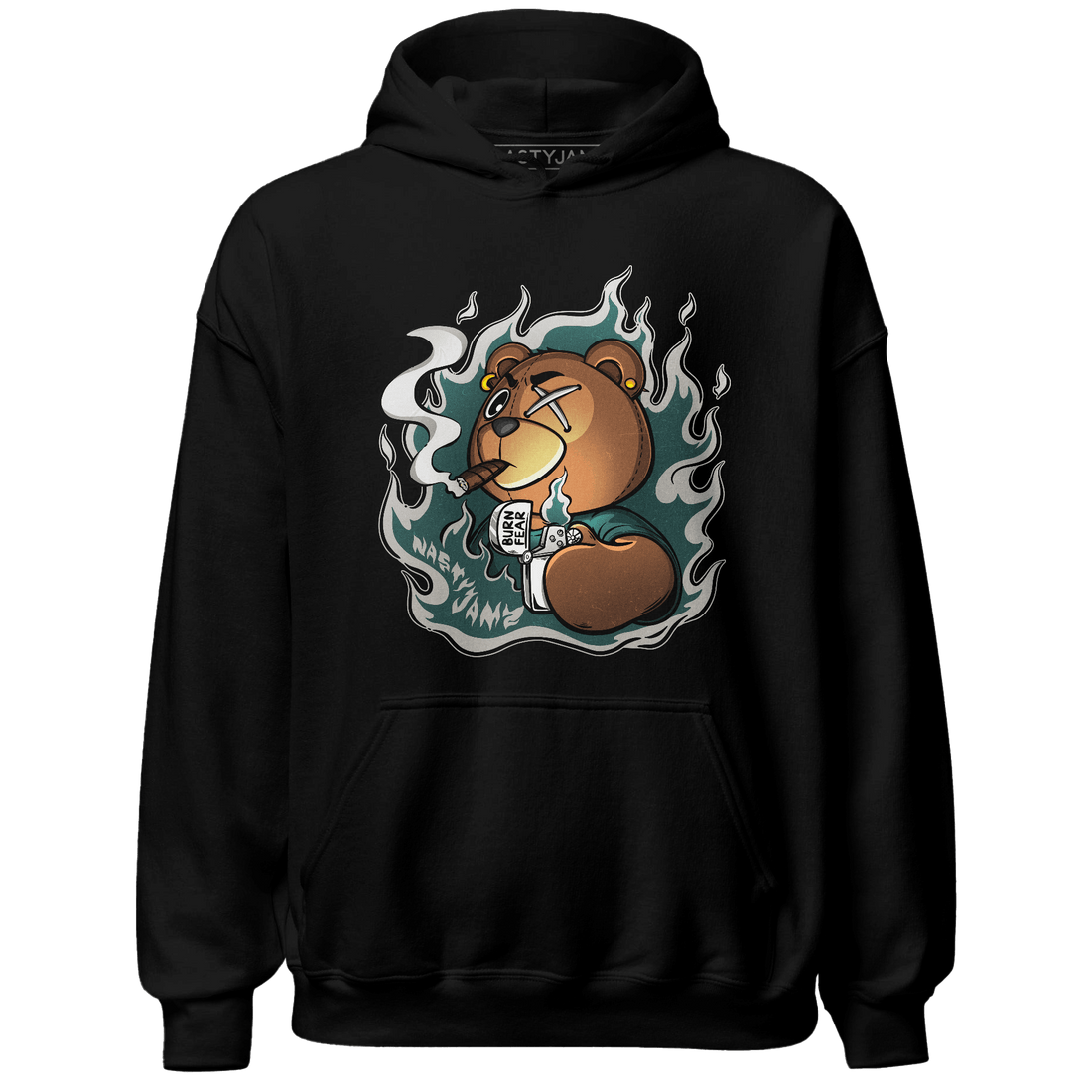 Oxidized Green 4s Hoodie Match BER Burn Fear - NastyJamz