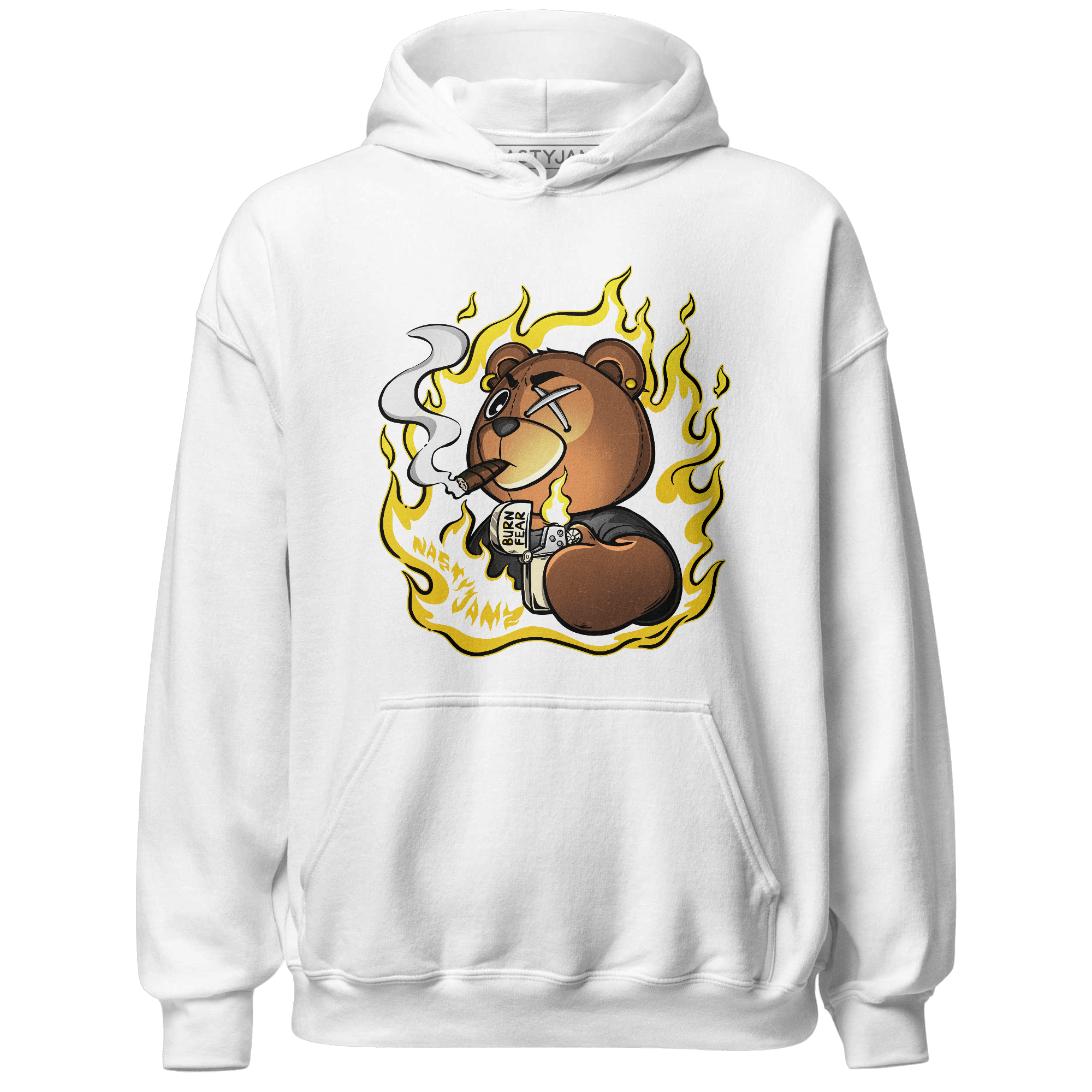 Vivid Sulfur 4s Hoodie Match BER Burn Fear - NastyJamz