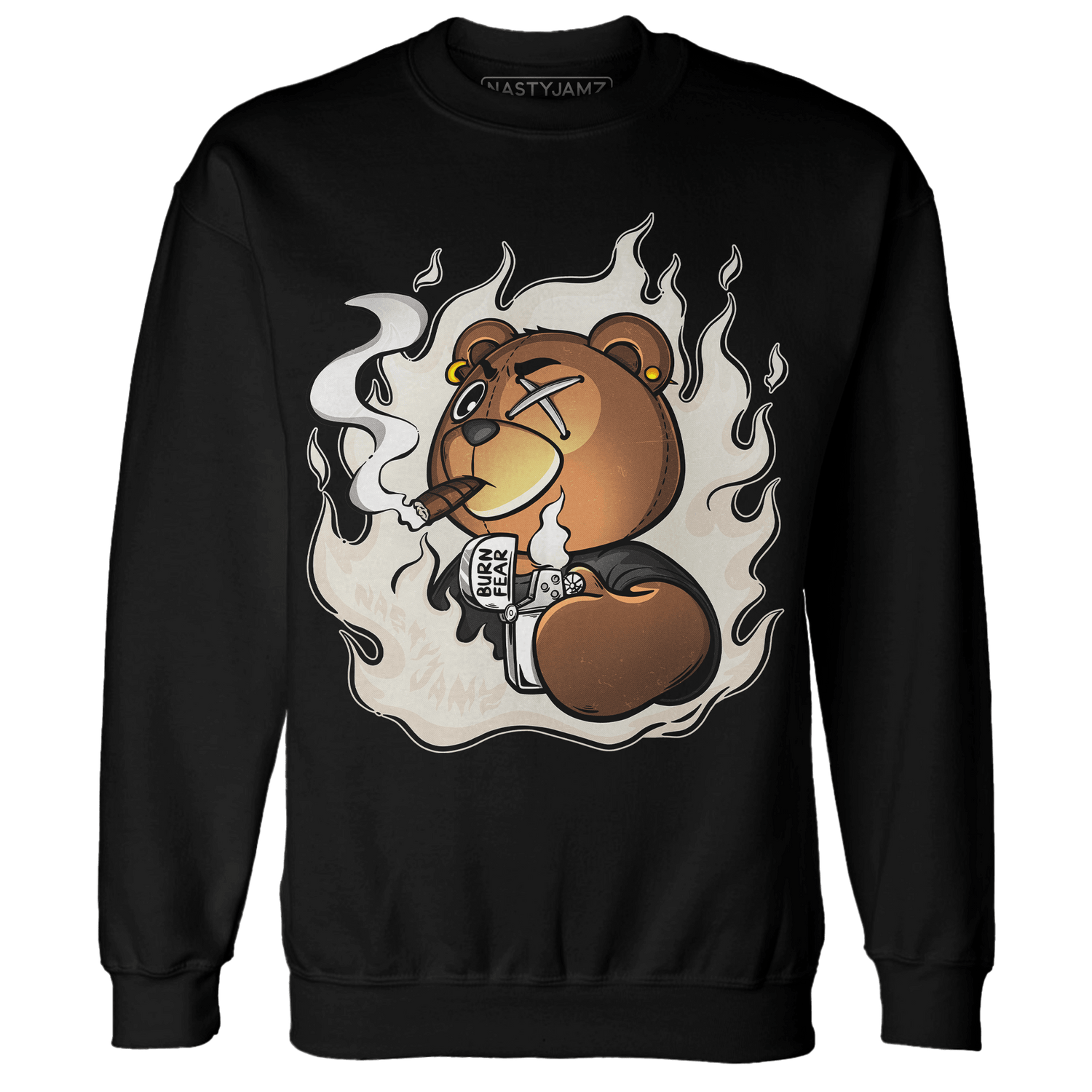 SE Sail 5s Sweatshirt Match BER Burn Fear - NastyJamz