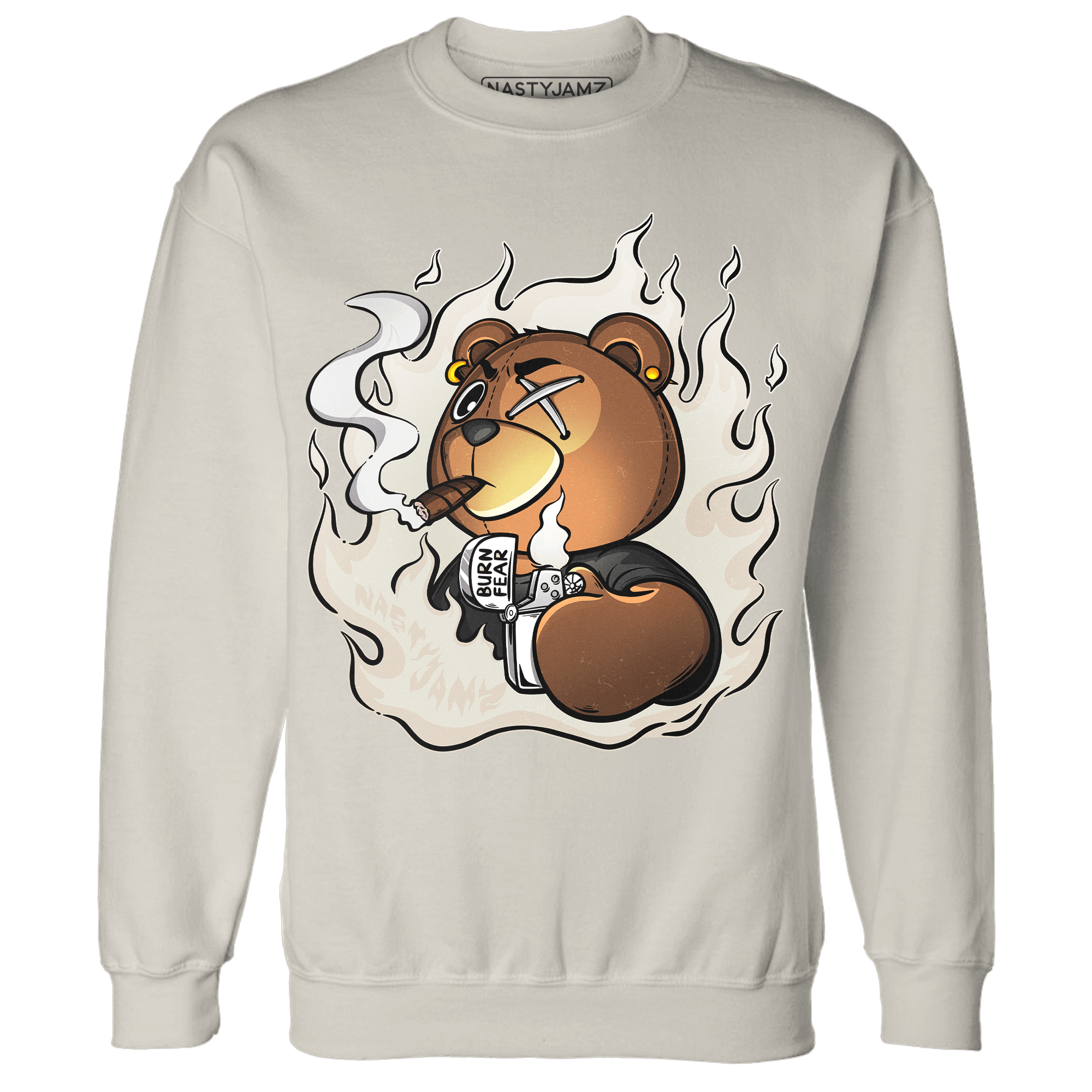 SE Sail 5s Sweatshirt Match BER Burn Fear - NastyJamz