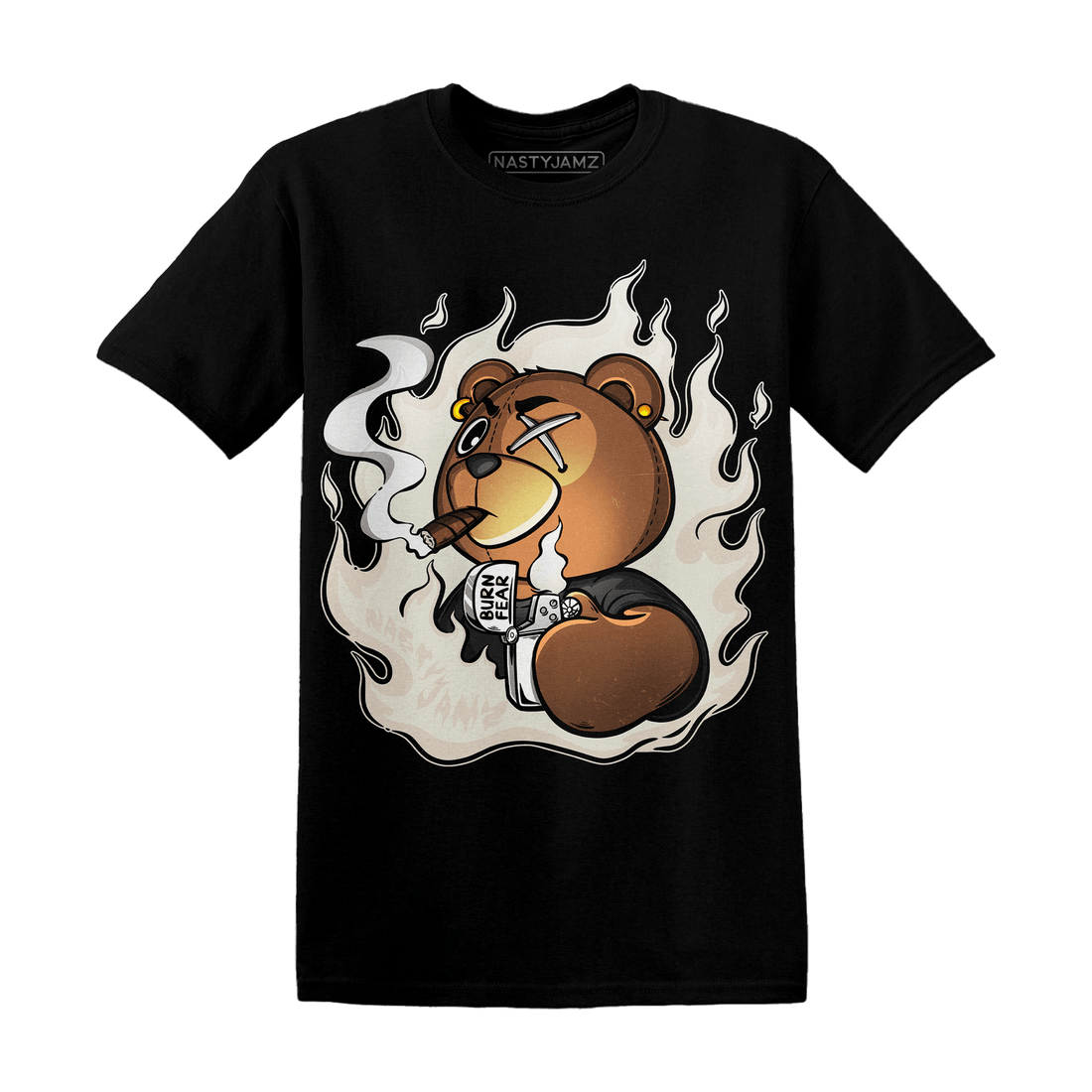 SE Sail 5s T Shirt Match BER Burn Fear - NastyJamz