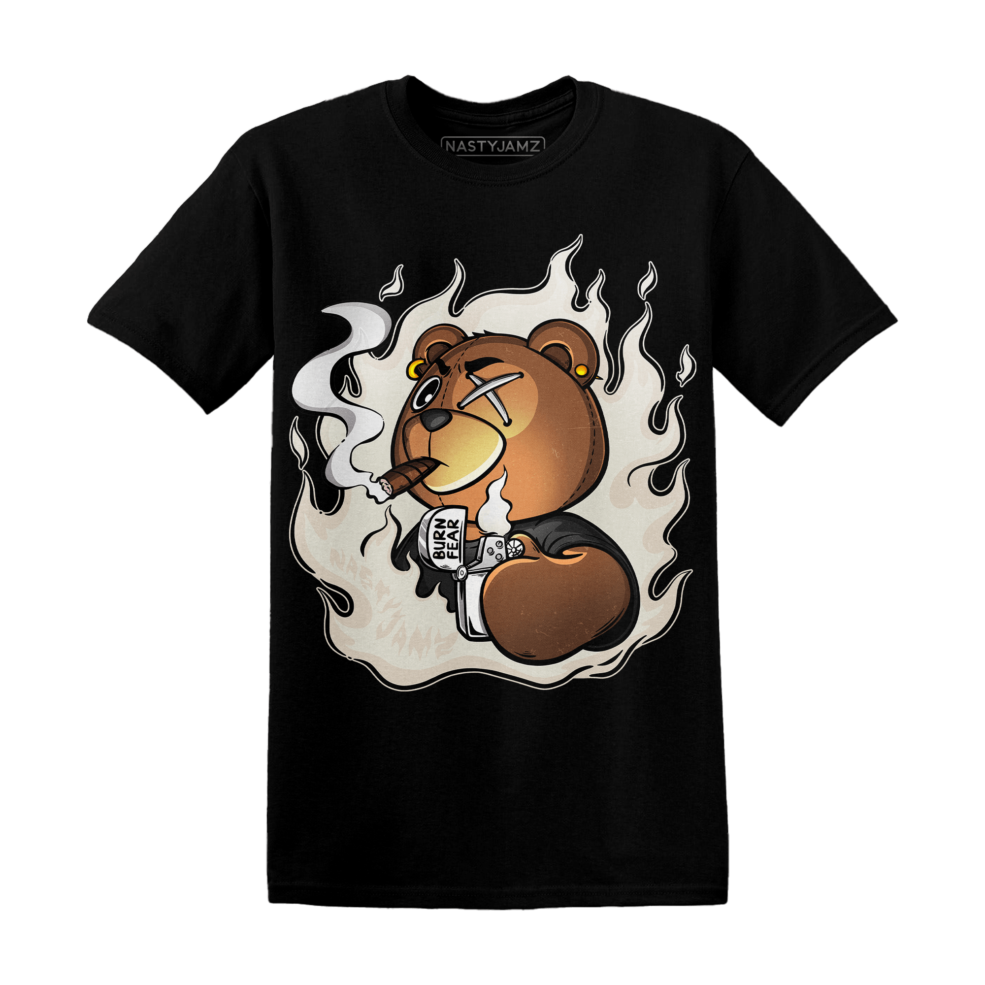 SE Sail 5s T Shirt Match BER Burn Fear - NastyJamz