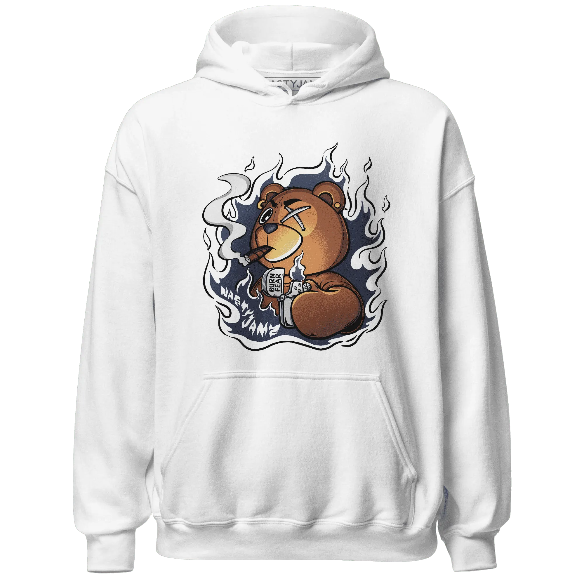 White-Navy-6s-Hoodie-Match-BER-Burn-Fear