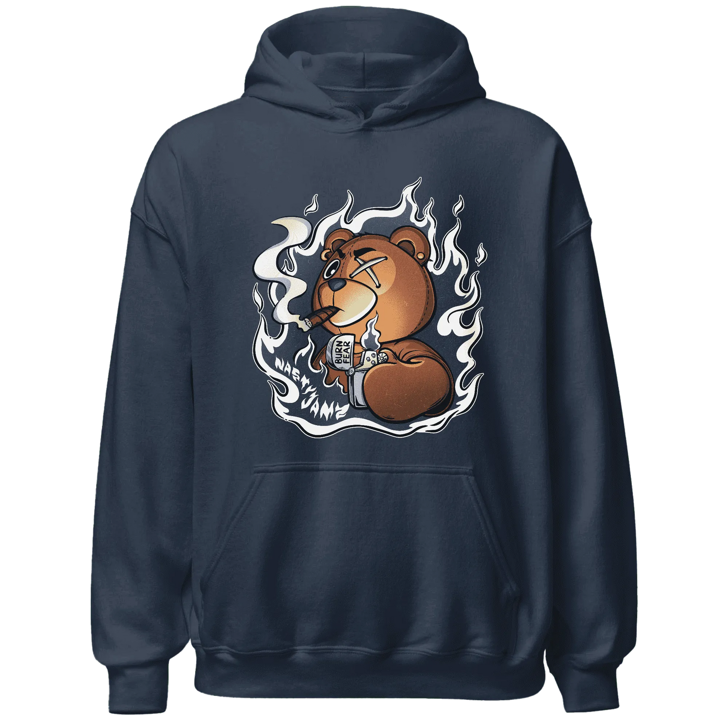 White-Navy-6s-Hoodie-Match-BER-Burn-Fear