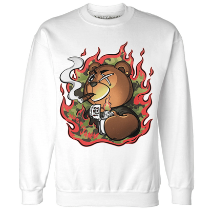 AM-90-Dark-Sage-Solar-Red-NastyJamz-Sweatshirt-Match-BER-Burn-Fear