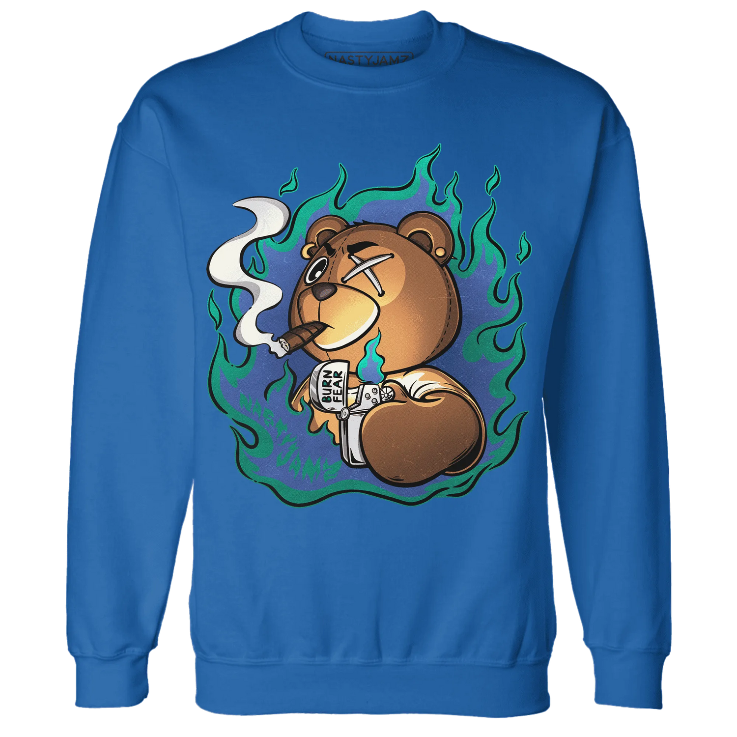 Dunk-Hyper-Royal-Malachite-NastyJamz-Sweatshirt-Match-BER-Burn-Fear