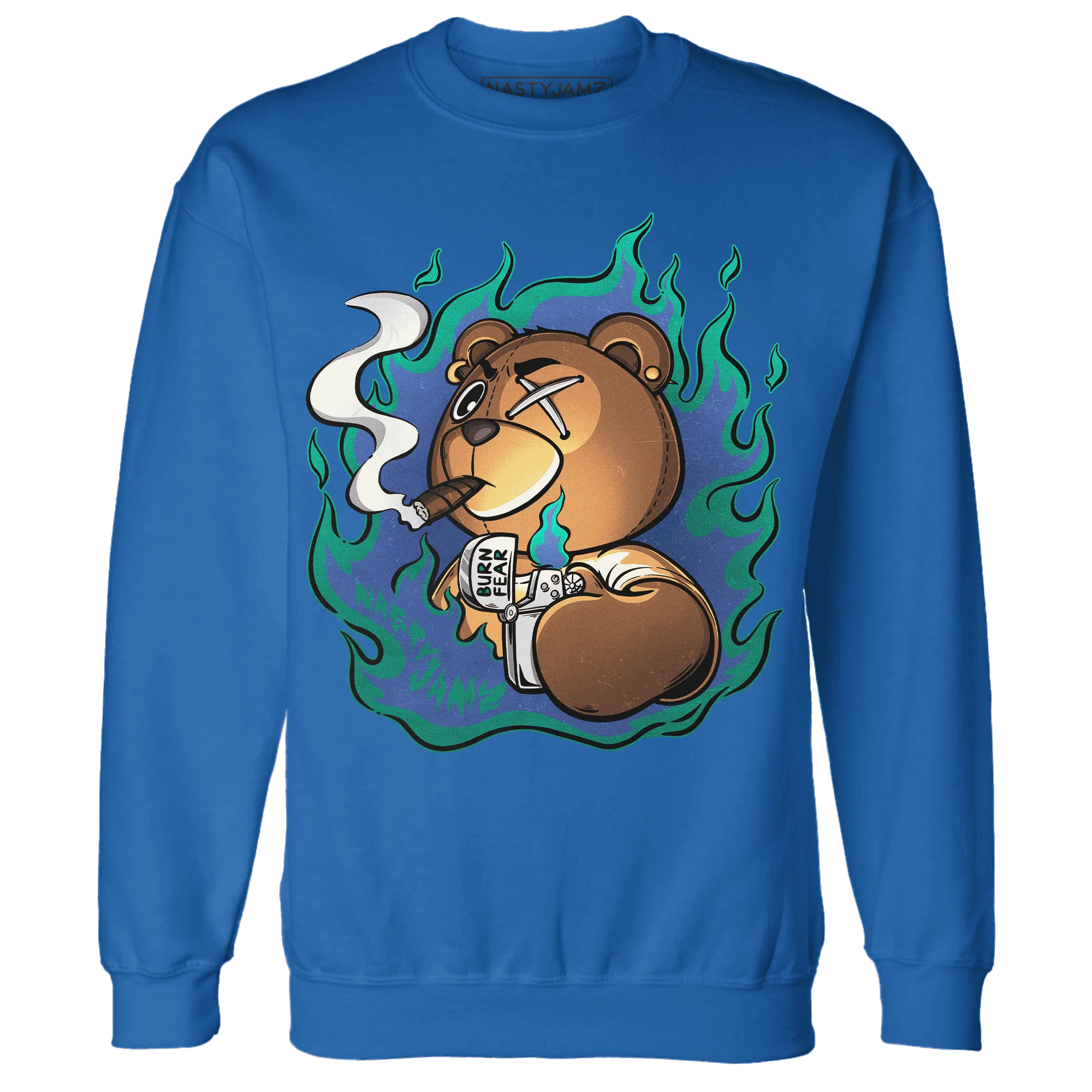 Dunk-Hyper-Royal-Malachite-NastyJamz-Sweatshirt-Match-BER-Burn-Fear