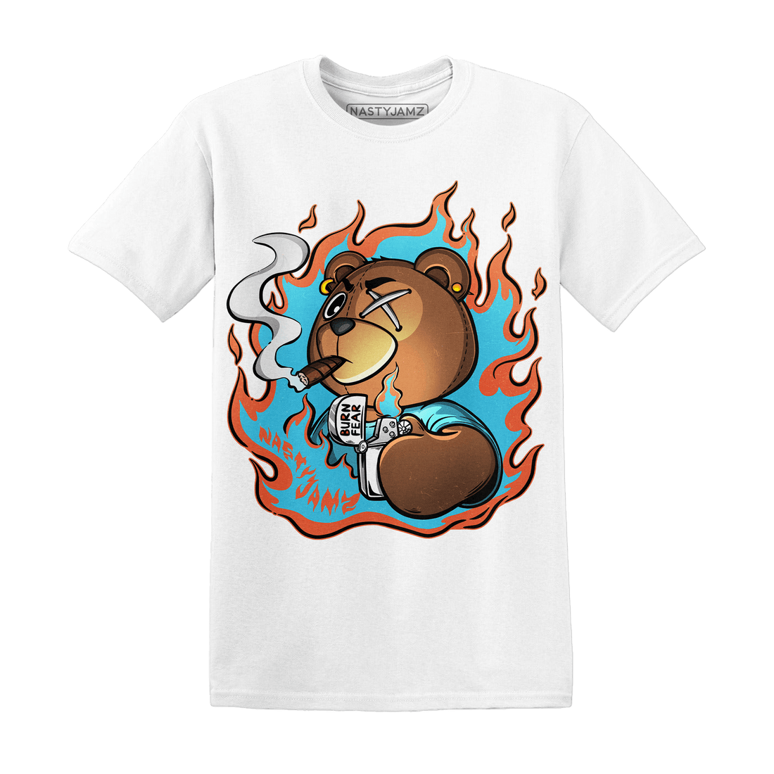 Dunk Low Dolphins T Shirt Match BER Burn Fear - NastyJamz