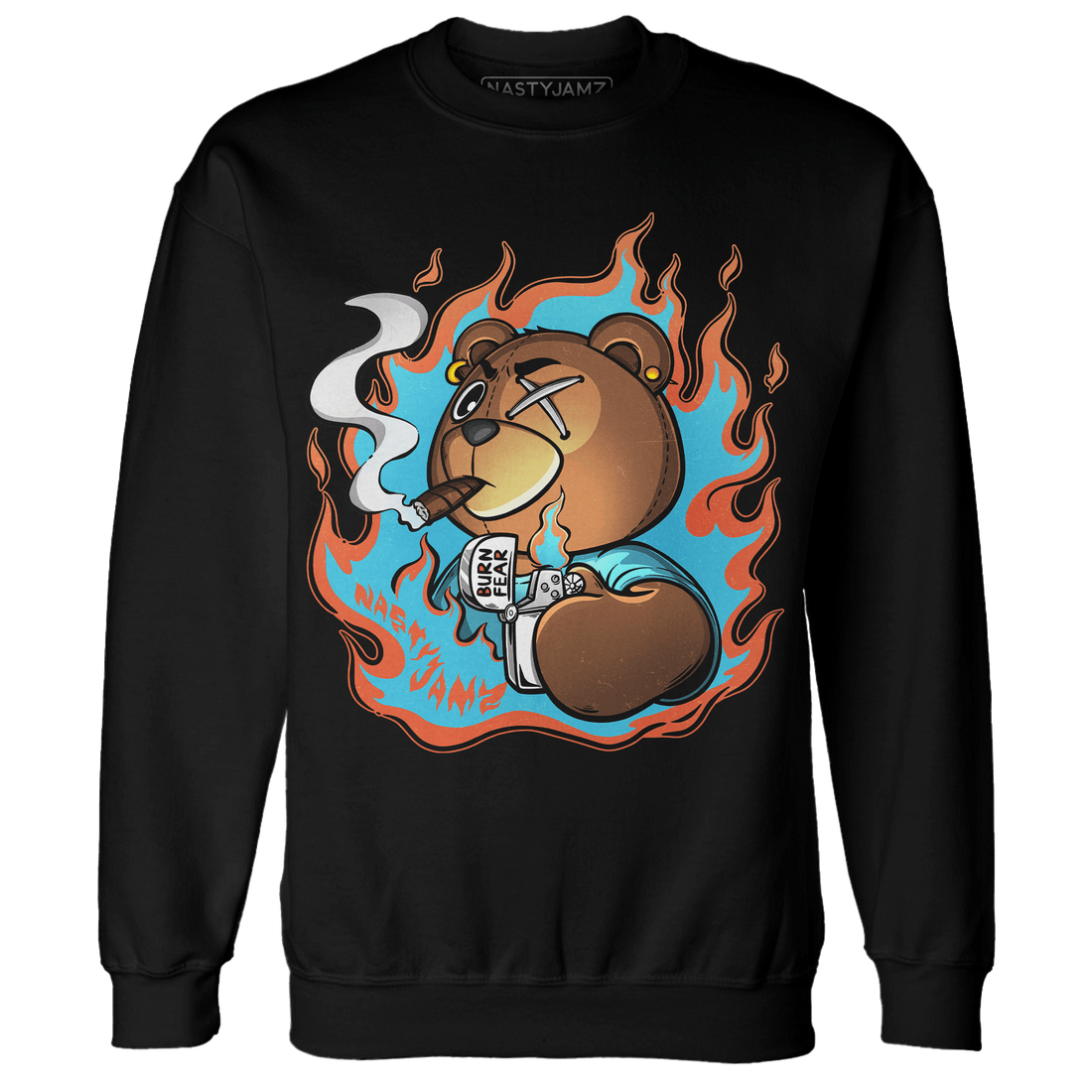 Dunk Low Dolphins Sweatshirt Match BER Burn Fear - NastyJamz