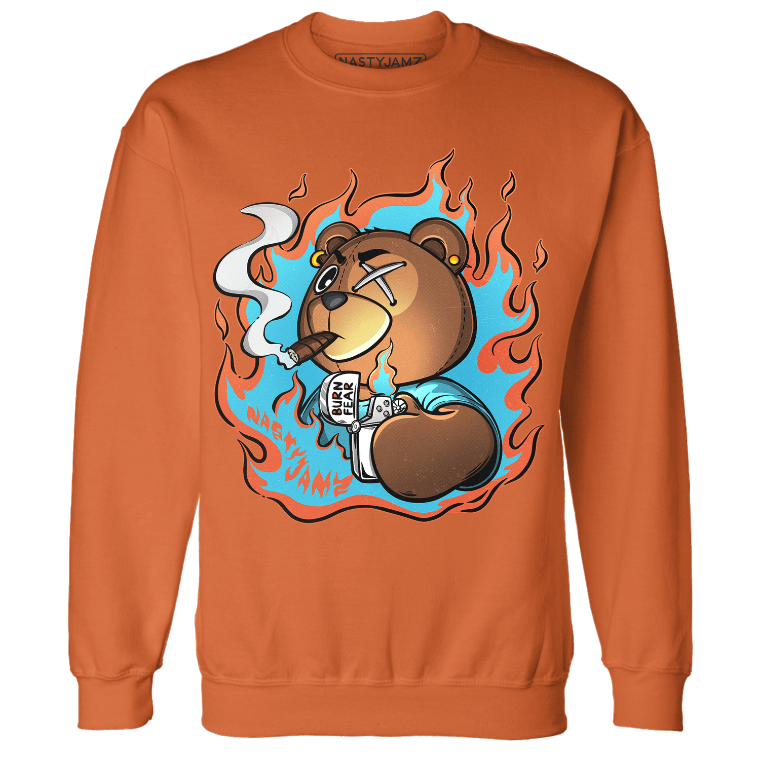 Dunk Low Dolphins Sweatshirt Match BER Burn Fear - NastyJamz