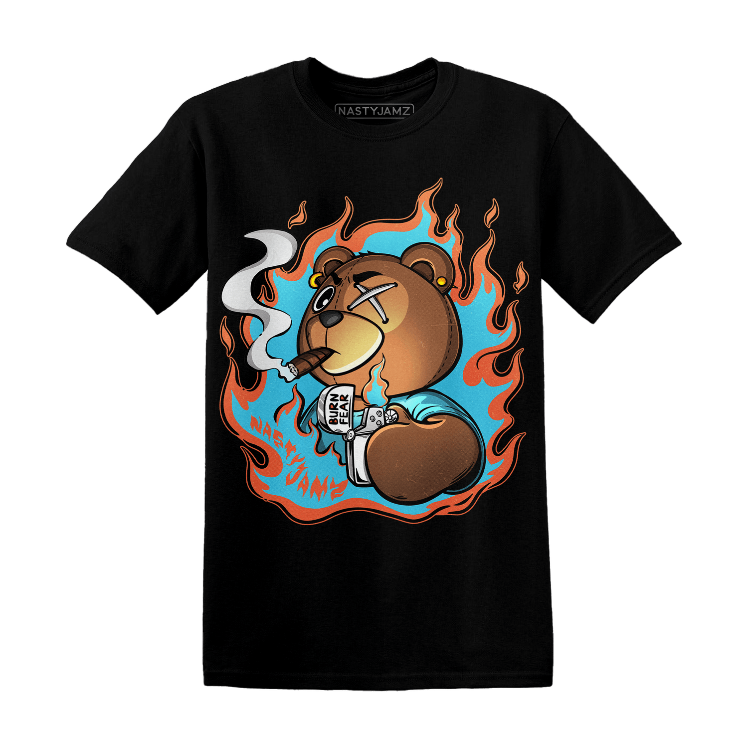 Dunk Low Dolphins T Shirt Match BER Burn Fear - NastyJamz