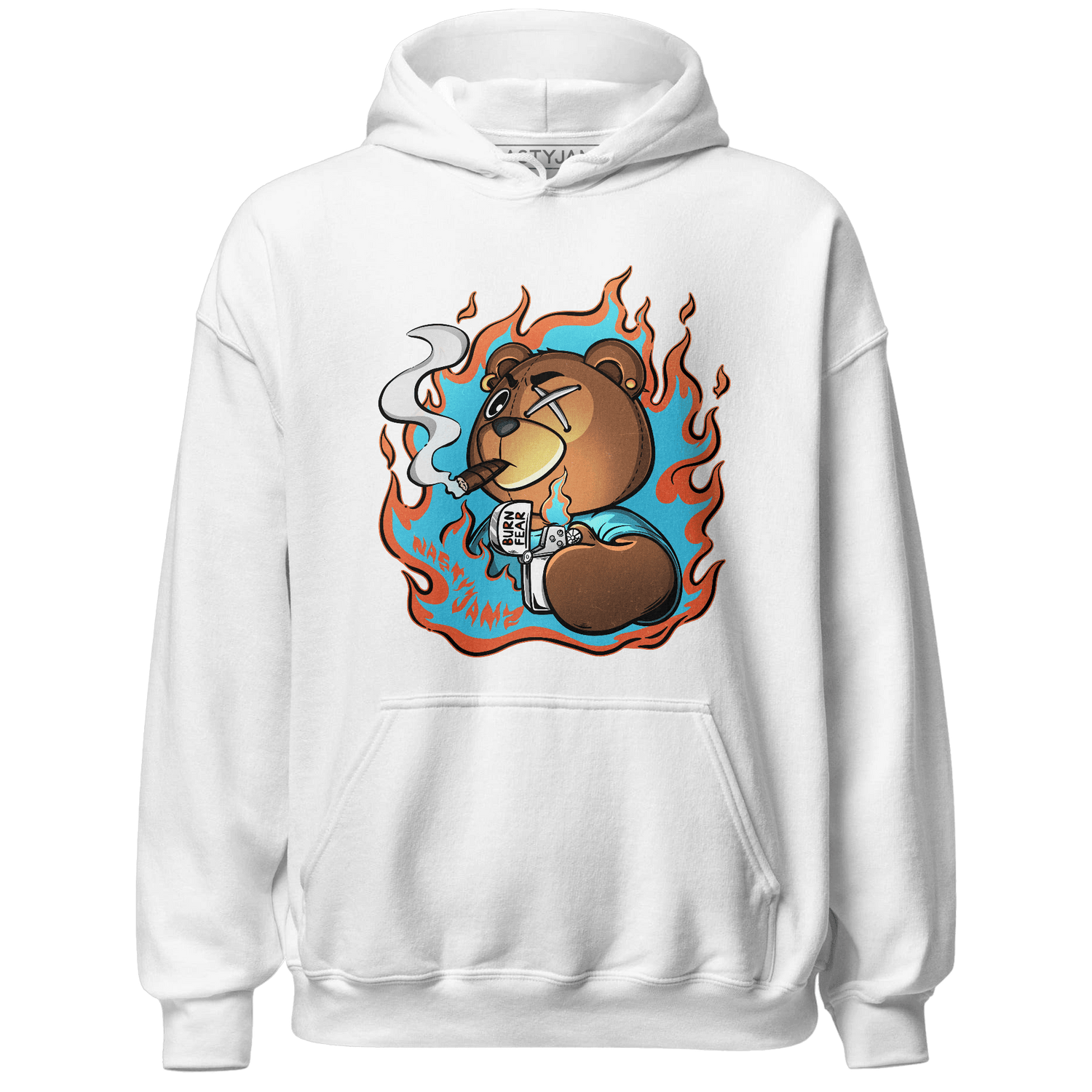 Dunk Low Dolphins Hoodie Match BER Burn Fear - NastyJamz