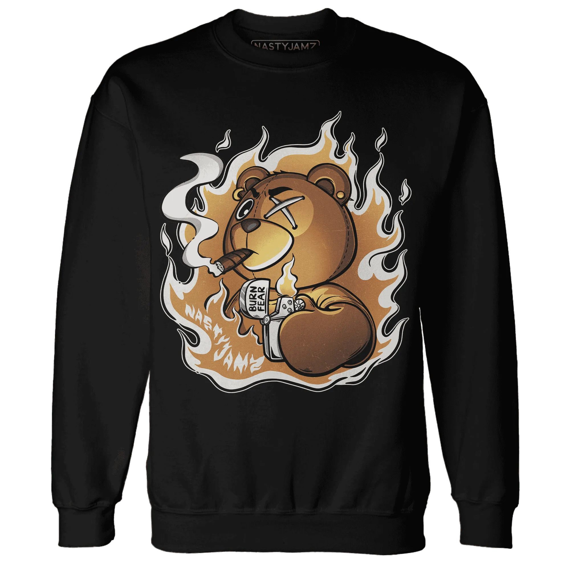 Dunk-Low-Retro-Wheat-Orange-NastyJamz-Sweatshirt-Match-BER-Burn-Fear