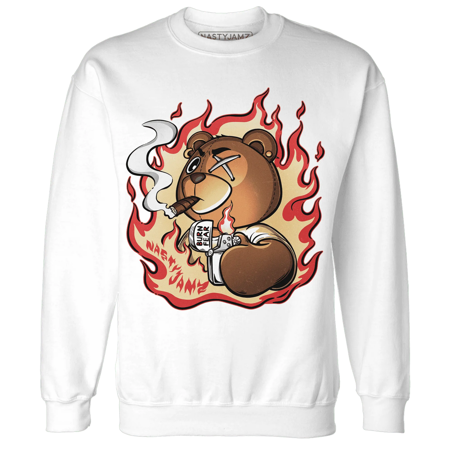 Dunk-Strawberry-Waffle-NastyJamz-Sweatshirt-Match-BER-Burn-Fear