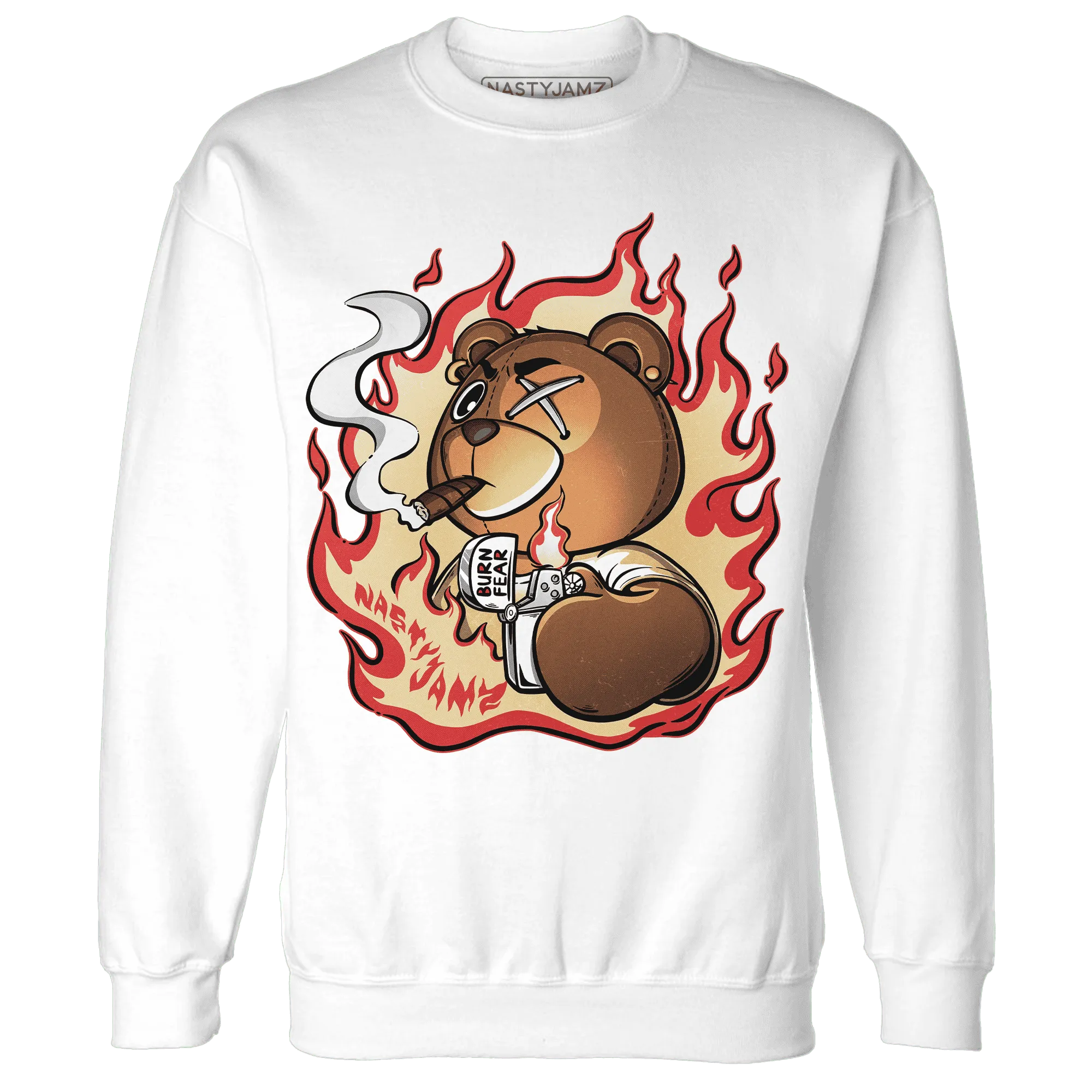 Dunk-Strawberry-Waffle-NastyJamz-Sweatshirt-Match-BER-Burn-Fear