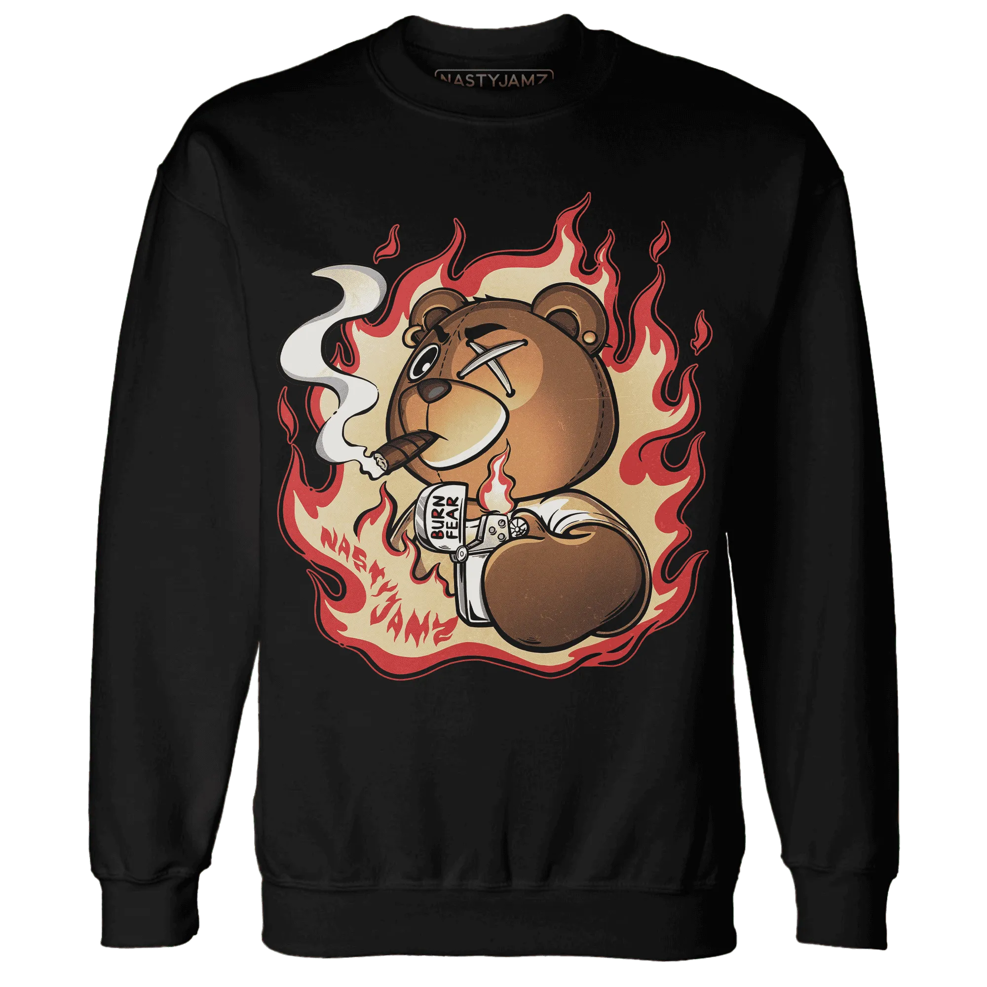 Dunk-Strawberry-Waffle-NastyJamz-Sweatshirt-Match-BER-Burn-Fear