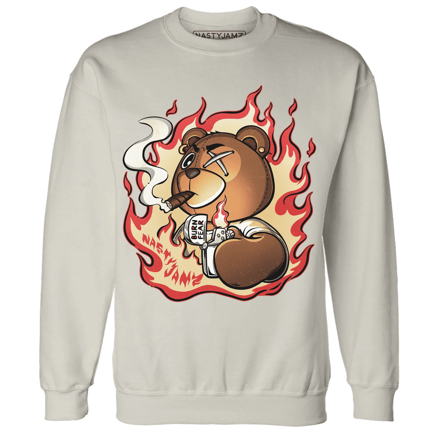 Dunk-Strawberry-Waffle-NastyJamz-Sweatshirt-Match-BER-Burn-Fear