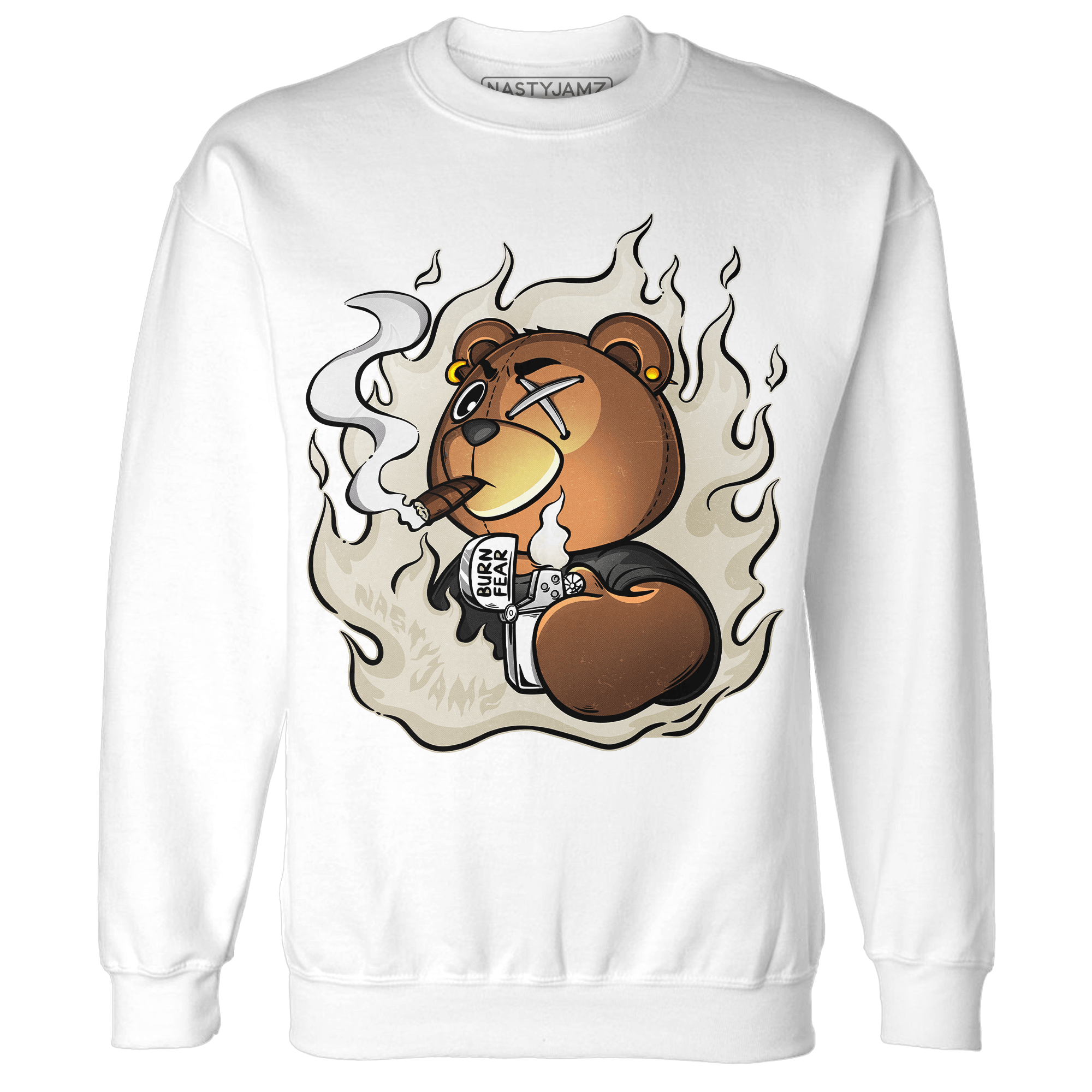 Gratitude 11s Sweatshirt Match BER Burn Fear - NastyJamz