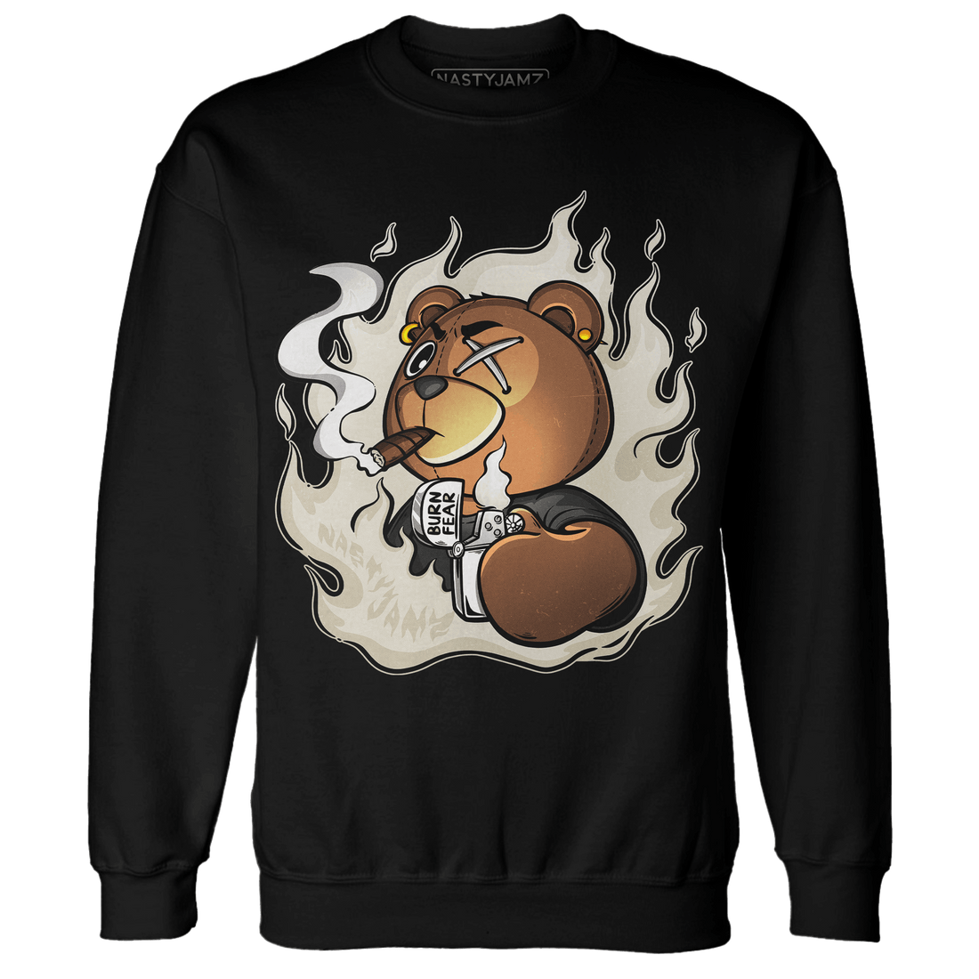 Gratitude 11s Sweatshirt Match BER Burn Fear - NastyJamz