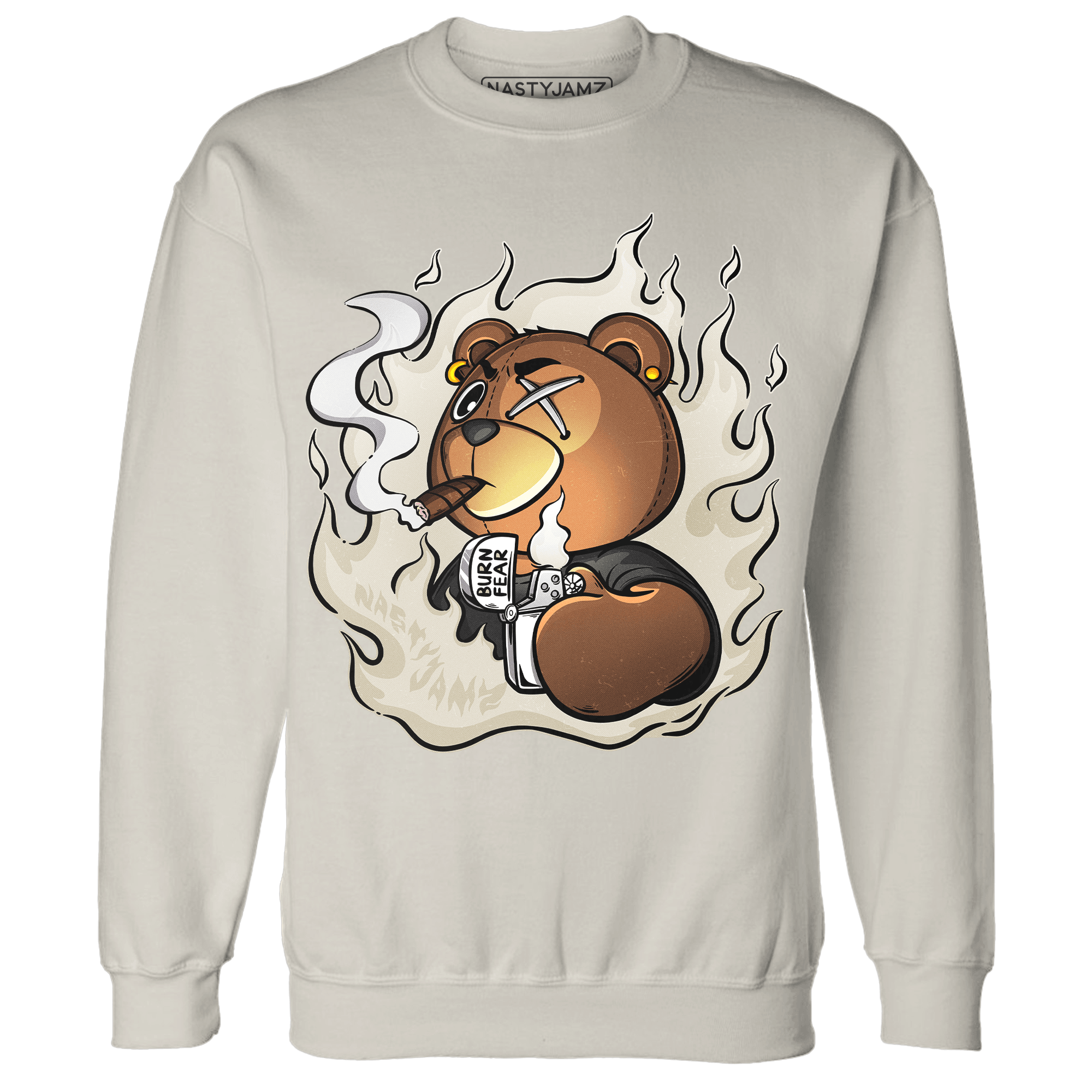 Gratitude 11s Sweatshirt Match BER Burn Fear - NastyJamz