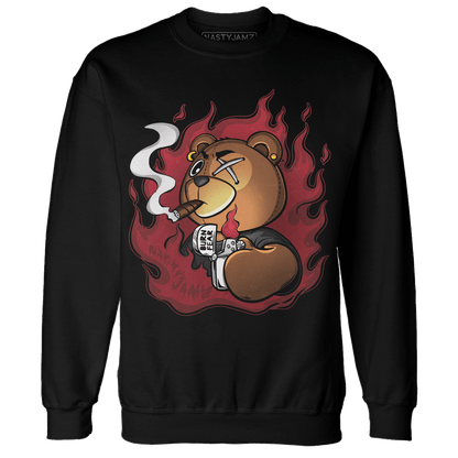Cherry 12s Sweatshirt Match BER Burn Fear - NastyJamz