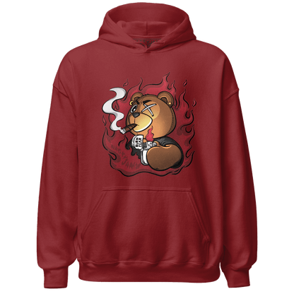 Cherry 12s Hoodie Match BER Burn Fear - NastyJamz