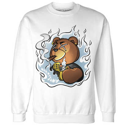 Blue Grey 13s Sweatshirt Match BER Burn Fear - NastyJamz