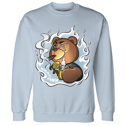 Blue Grey 13s Sweatshirt Match BER Burn Fear - NastyJamz
