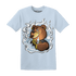 Blue Grey 13s T Shirt Match BER Burn Fear - NastyJamz