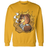 Wheat 13s Sweatshirt Match BER Burn Fear - NastyJamz