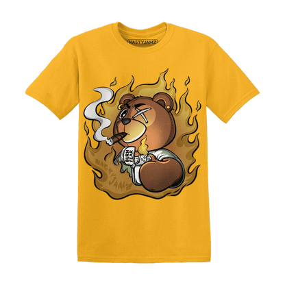 Wheat 13s T Shirt Match BER Burn Fear - NastyJamz