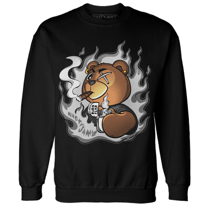 Retro High OG Black White 1s Sweatshirt Match BER Burn Fear - NastyJamz
