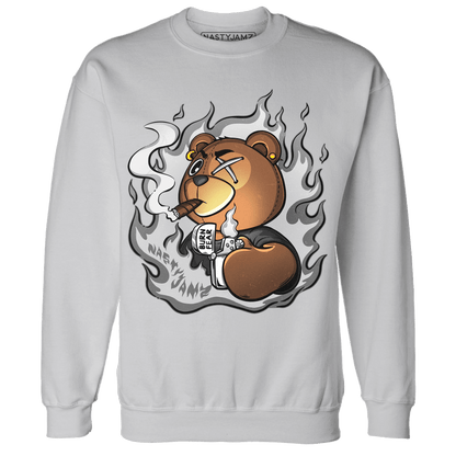 Retro High OG Black White 1s Sweatshirt Match BER Burn Fear - NastyJamz