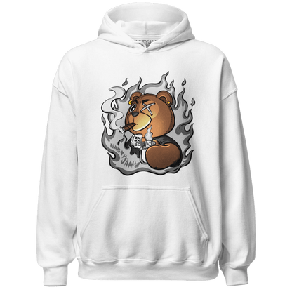Retro High OG Black White 1s Hoodie Match BER Burn Fear - NastyJamz