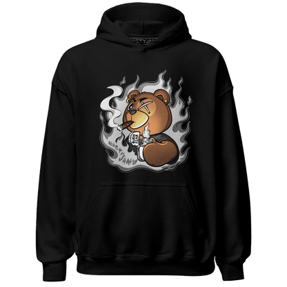Retro High OG Black White 1s Hoodie Match BER Burn Fear - NastyJamz