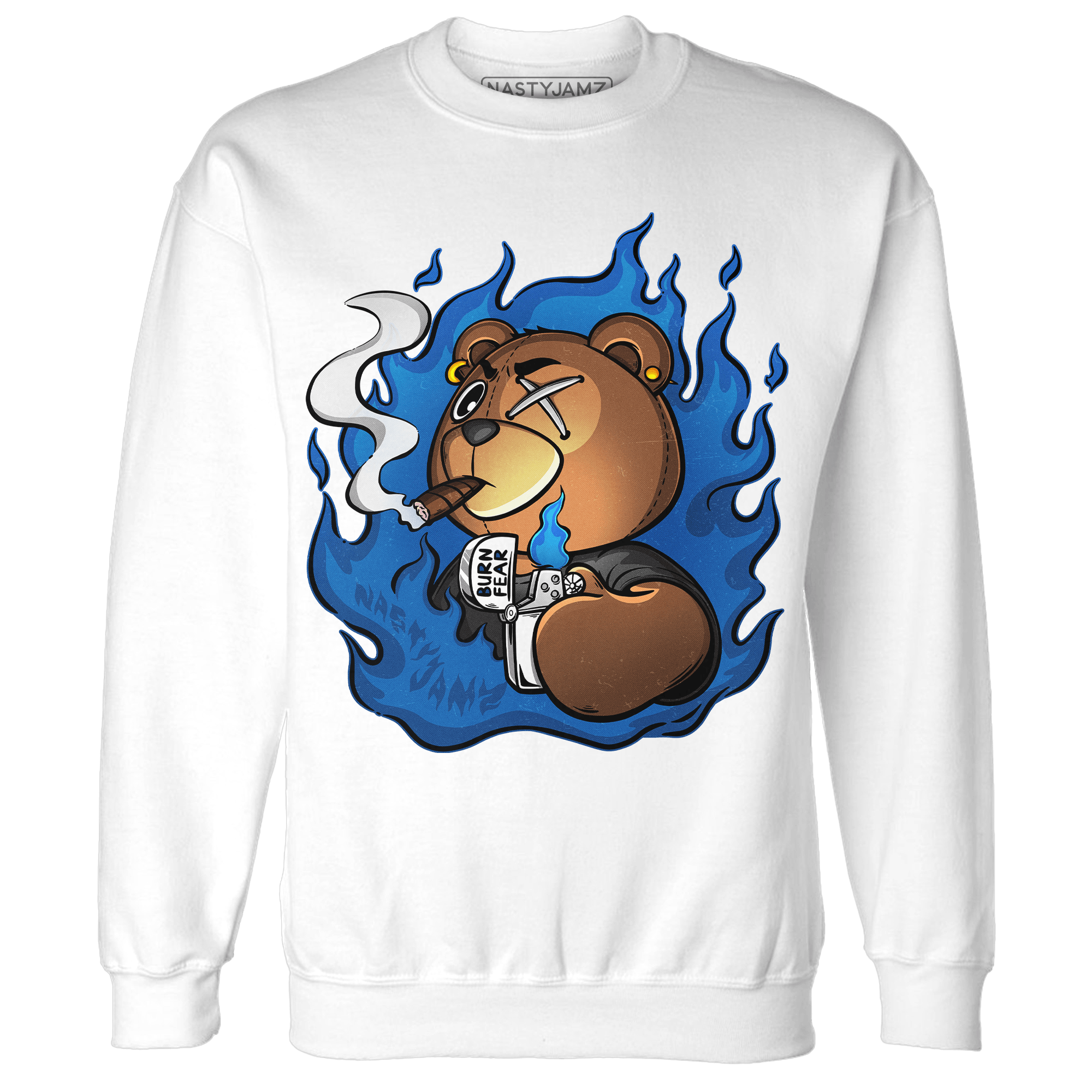 Royal Reimagined 1s Sweatshirt Match BER Burn Fear - NastyJamz